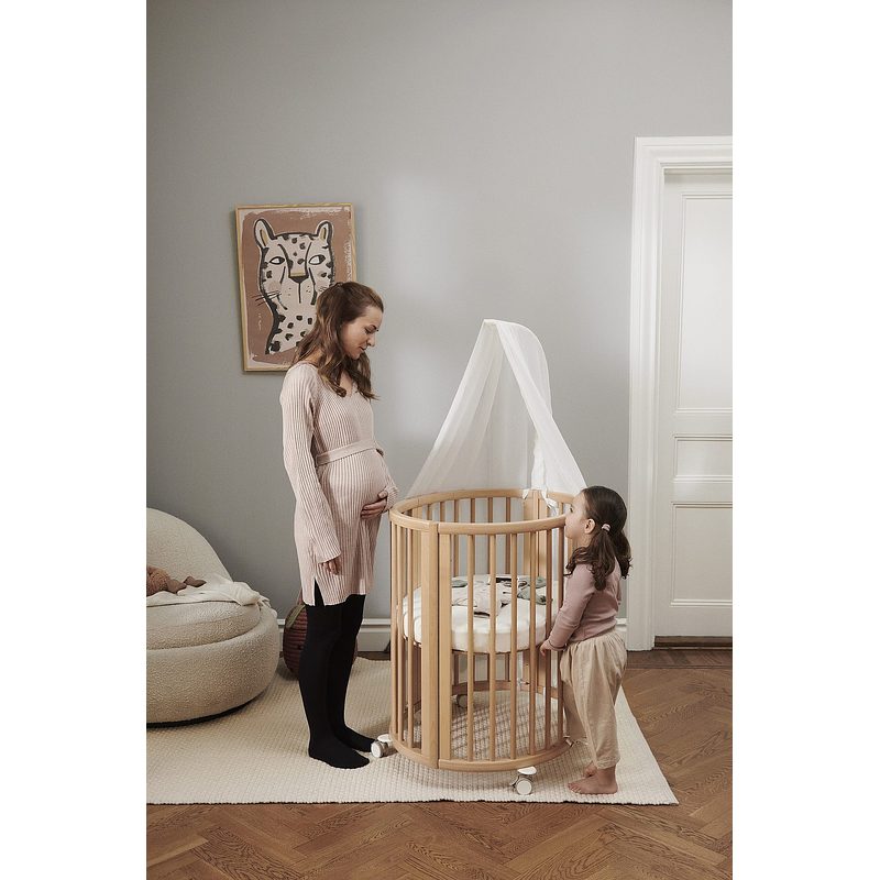 Hotsell Stokke Sleepi Mini Walnuss mit Matratze und Himmel